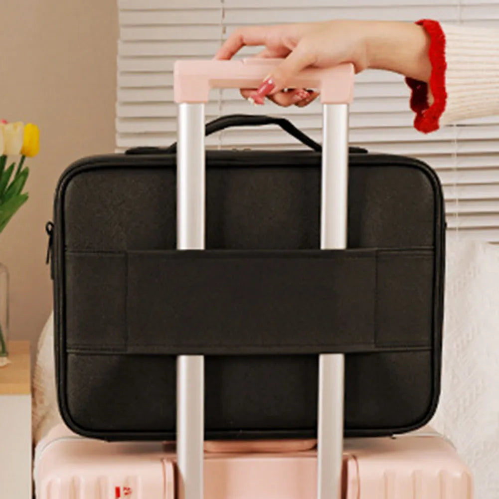 Cosmetic Travel Bag With LED Mirror